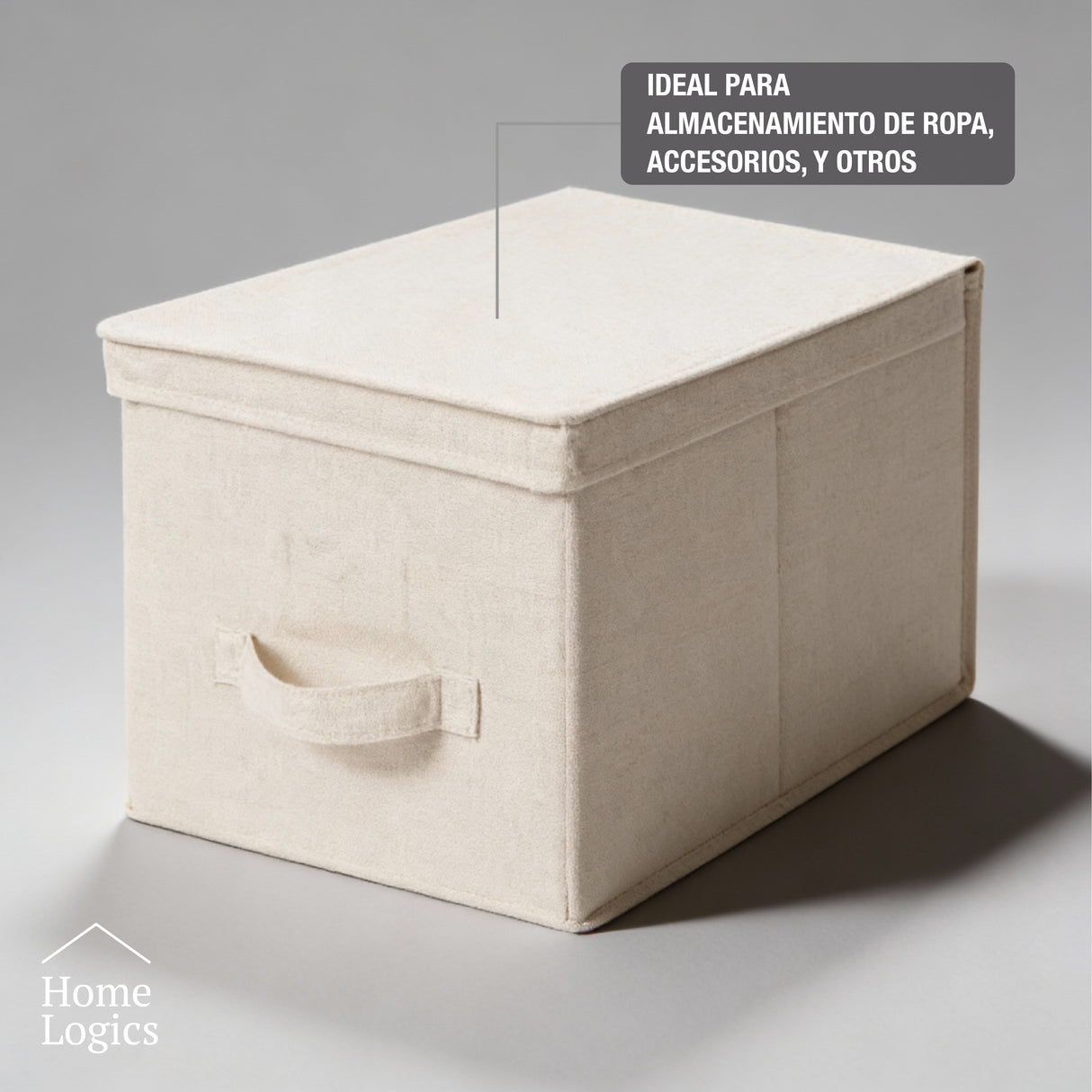 Caja de almacenamiento 30x40x25 cm Home Logics 1 un