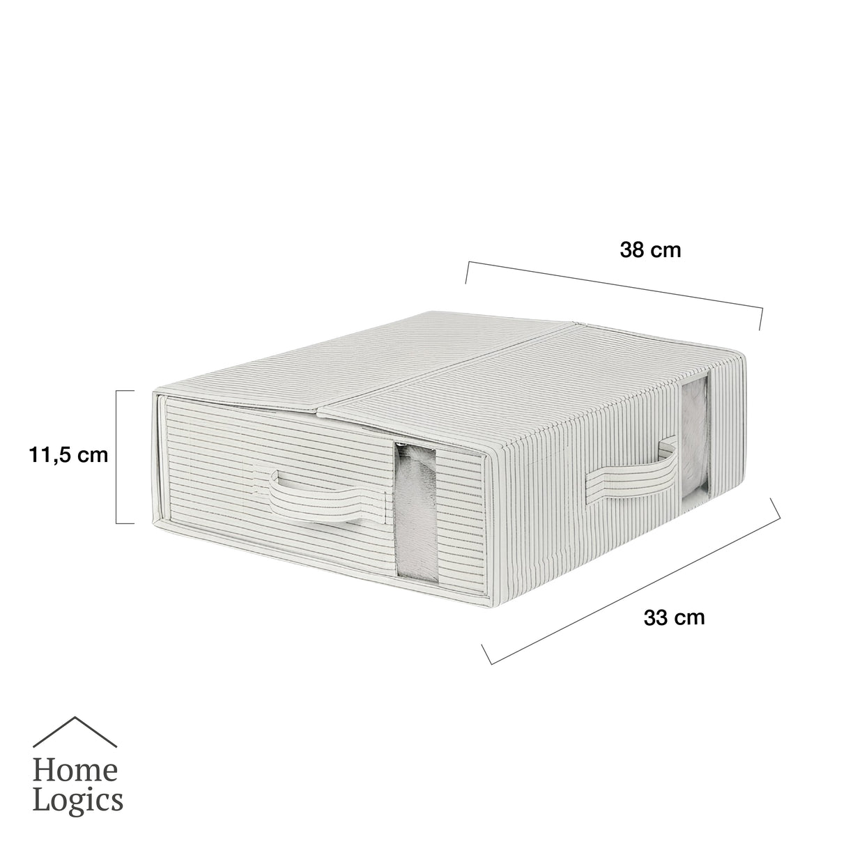 Caja Organizadora para Sábanas 11,5x38x33 cm Home Logics 1 un