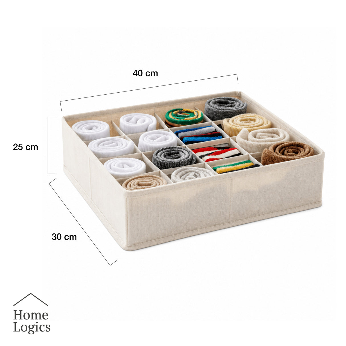 Organizador de 16 Compartimentos Home Logics 1 un