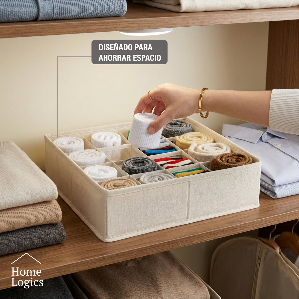 Organizador de 16 Compartimentos Home Logics 1 un