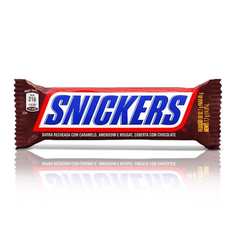 Barras de Chocolate Snickers 10 x 50 g