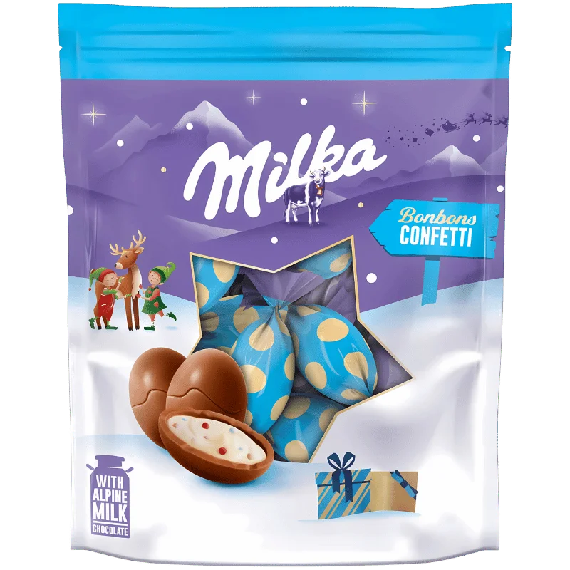 Chocolates Navidad Confetti Milka 286 g