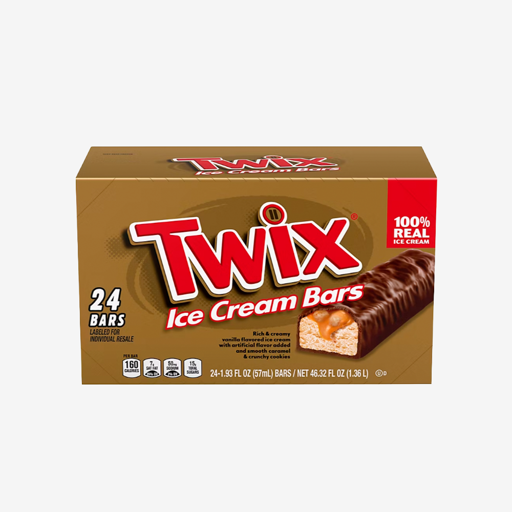 Barras Helado Twix Mars 24 un x 89 ml