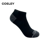 Calcetines Hombre Acolchados Low Cut Black Cosley Pack 6