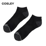Calcetines Hombre Acolchados Low Cut Black Cosley Pack 6
