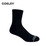 Calcetines Hombre Acolchados Crew Black Cosley Pack 6