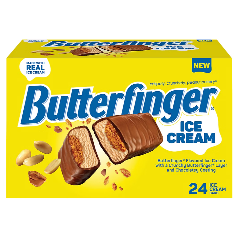 Barritas de Chocolate y Maní Butterfinger Nestle 24 un x 52 g