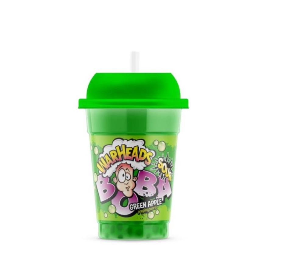Popping Boba Manzana Verde Warheads 400 ml