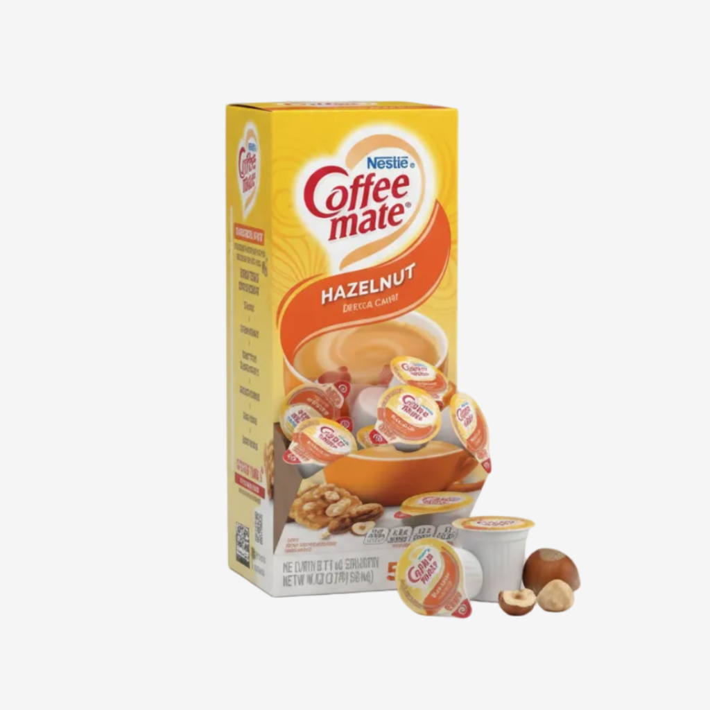 Crema para Café Individual Avellana Coffee-Mate Nestle 50 un x 11 ml