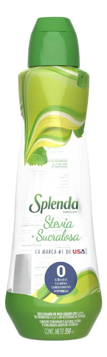Endulzante Líquido Stevia + Sucralosa Splenda 350 ml