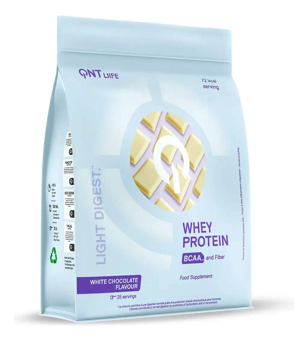 Whey Protein Light Digest Chocolate Blanco QNT 500g