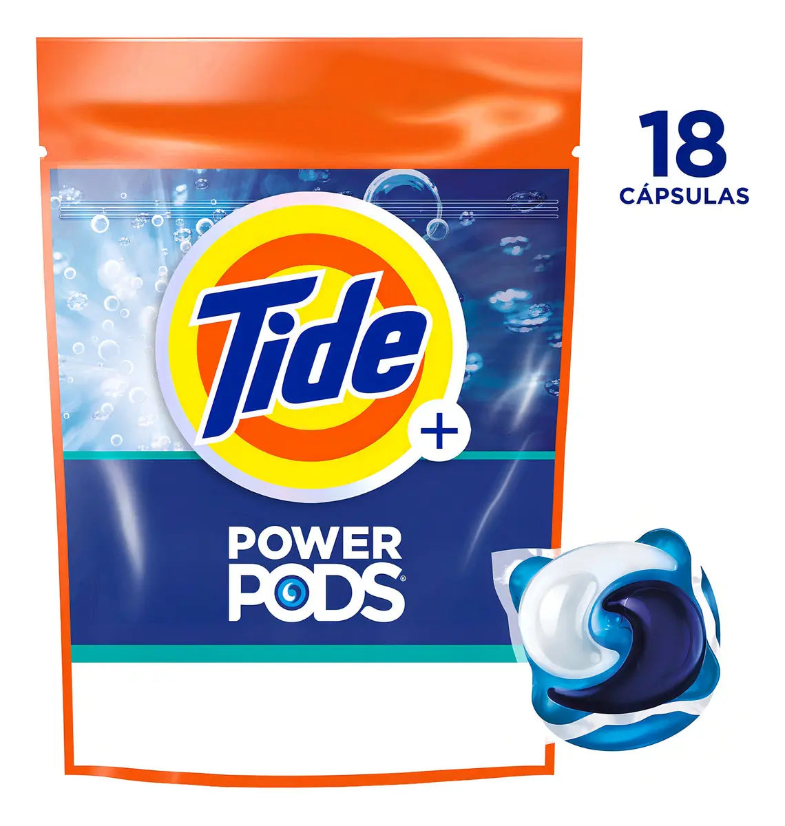 Detergente en Cápsulas Ultra Oxi Tide 18 un