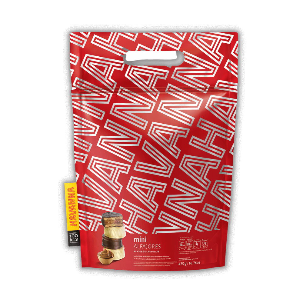 Alfajores Mini Chocolate Mix Havanna 475 g