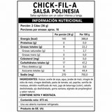 Salsa Polinésica Chick-fil-A 473 ml
