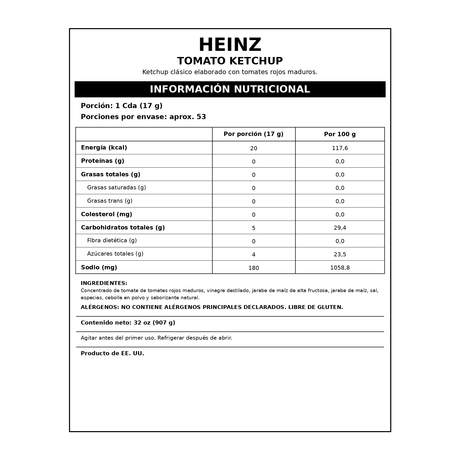 Ketchup Heinz 907 g