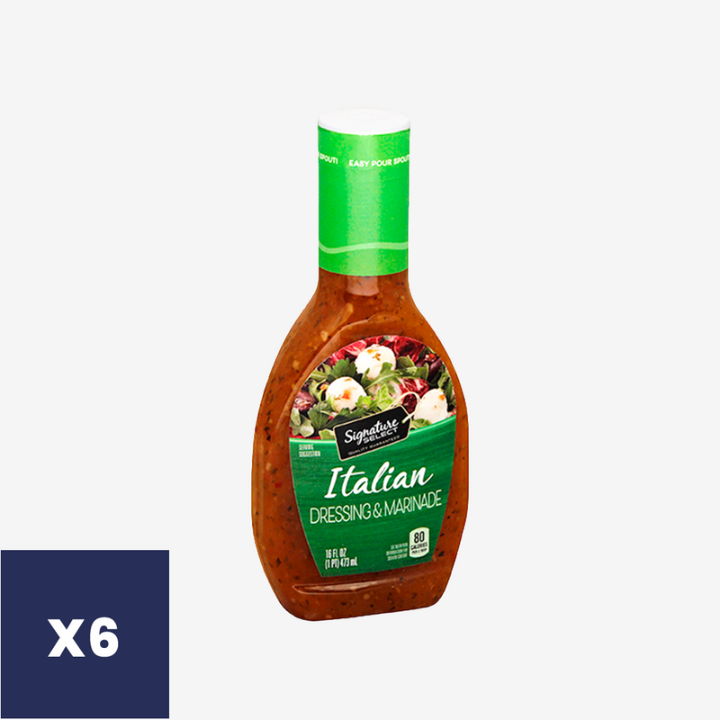 Aderezo Italiano Signature Select 6 x 473 ml