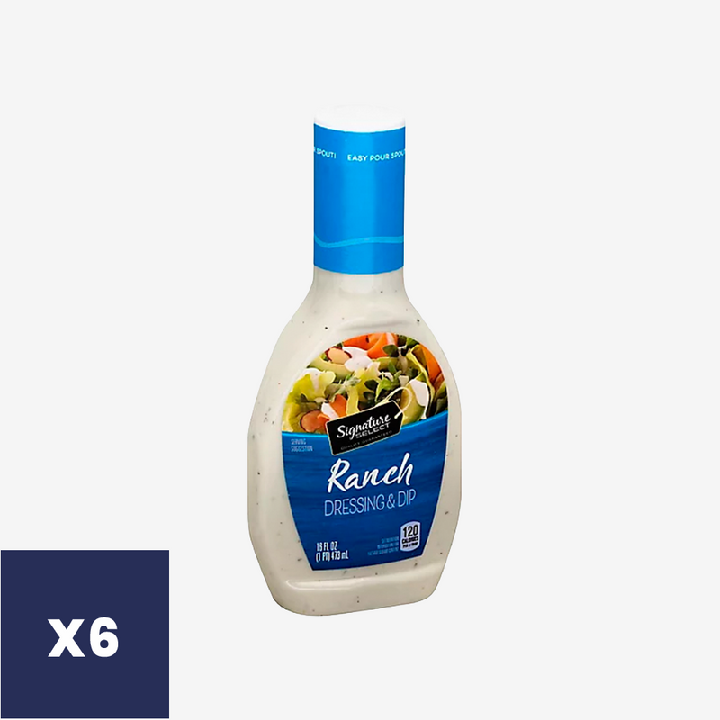 Aderezo Ranch Signature Select 6 x 473 ml