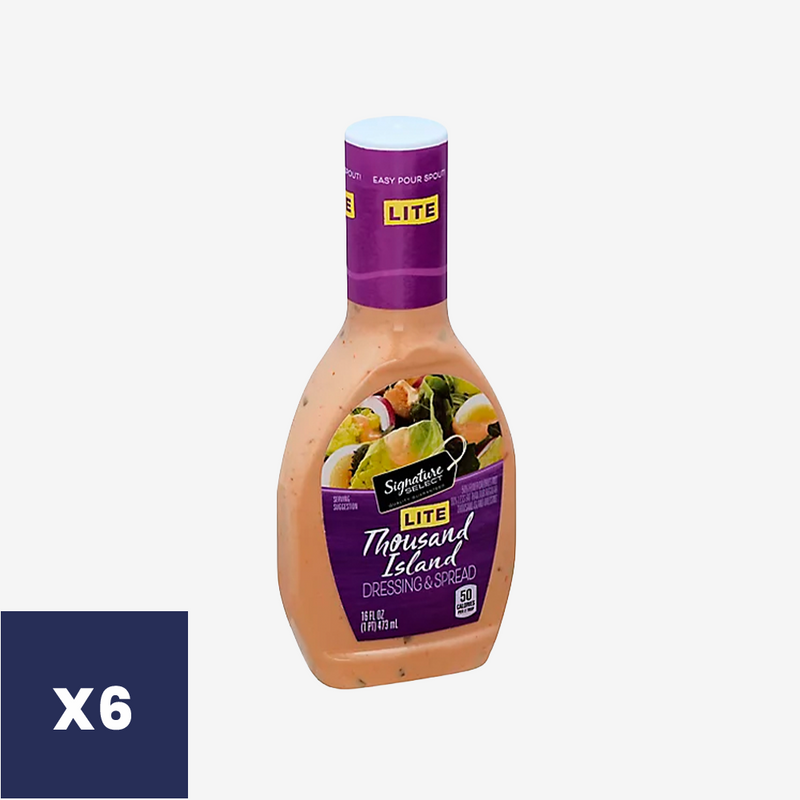 Aderezo Thousand Island Lite Signature Select 6 x 473 ml
