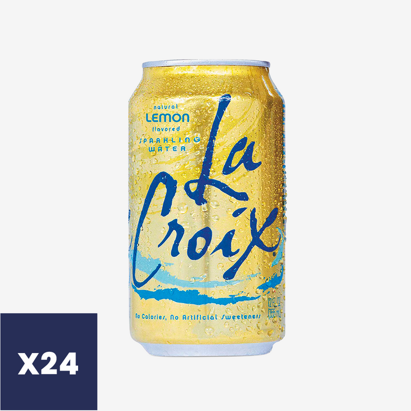 Agua Saborizada con Gas Limón LaCroix 24 un x 355 ml