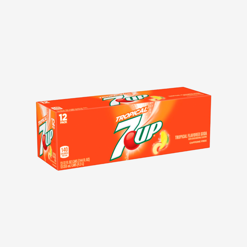 Bebidas Tropical Lata 7 Up 12 un x 355 ml