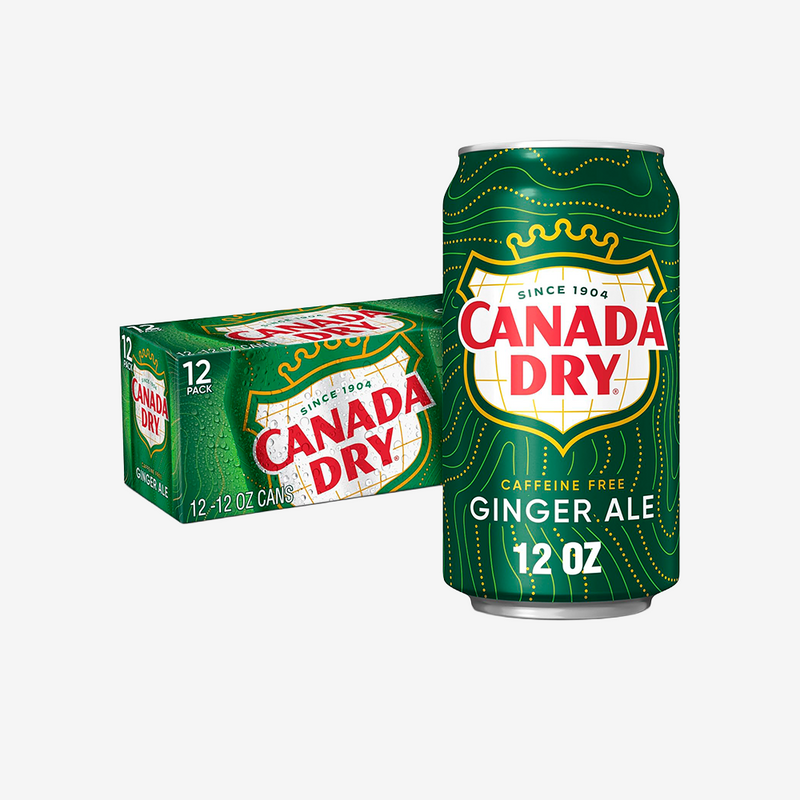 Bebida Ginger Ale Lata Canada Dry 12 un x 355 ml