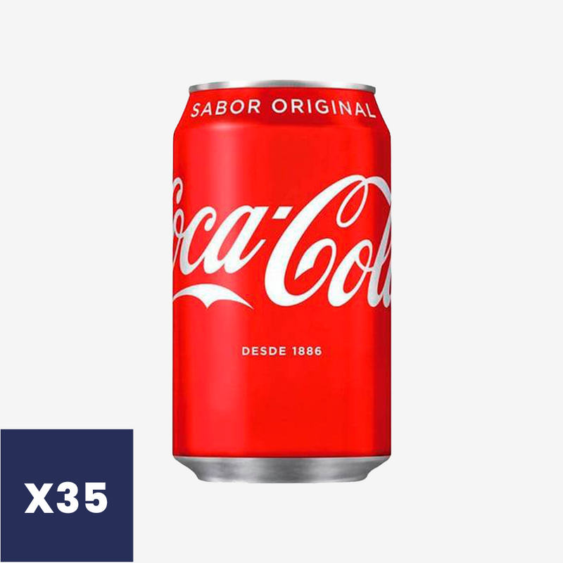 Bebida Original Taste Lata Coca-Cola 35 un x 355 ml