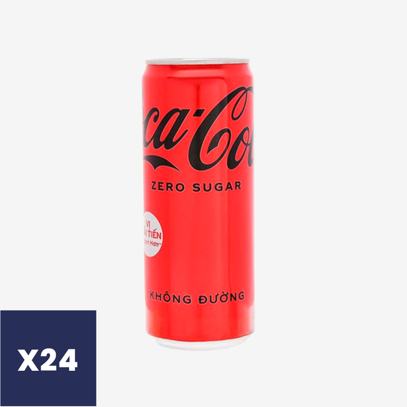 Bebida Zero Lata Coca-Cola 24 x 320 ml