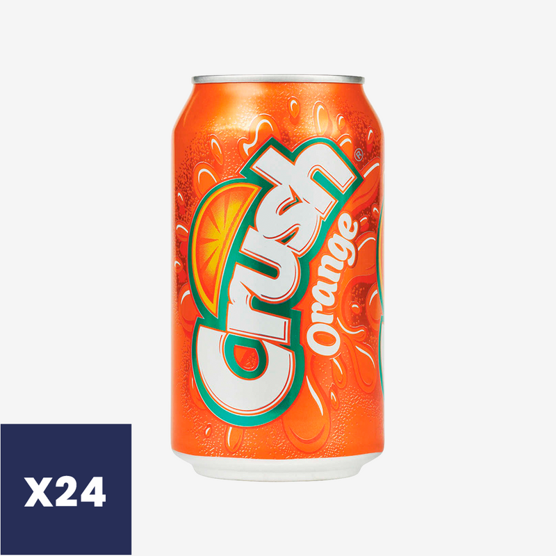 Bebida Naranja Lata Crush 24 un x 355 ml