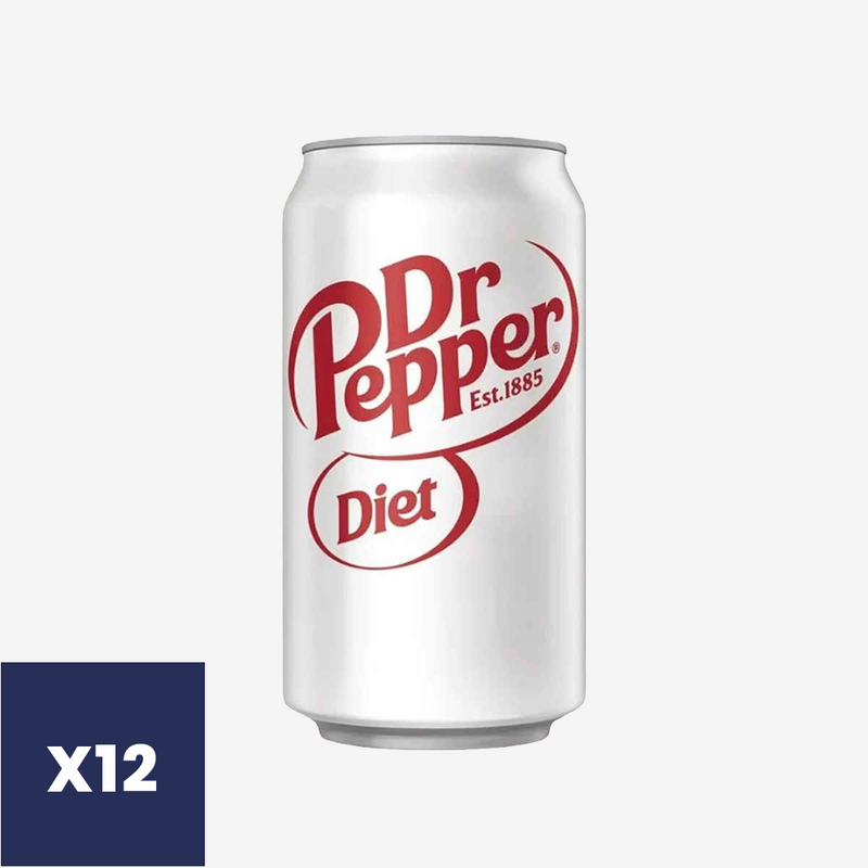Bebidas Diet Lata Dr. Pepper 12 un x 355 ml