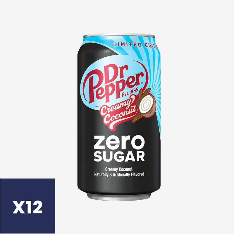 Bebidas Coconut Zero Lata Dr. Pepper 12 un x 355 ml