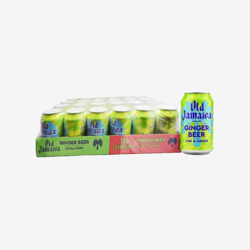 Bebida Ginger Beer Lima & Jengibre Lata Old Jamaica 24 x 330 ml