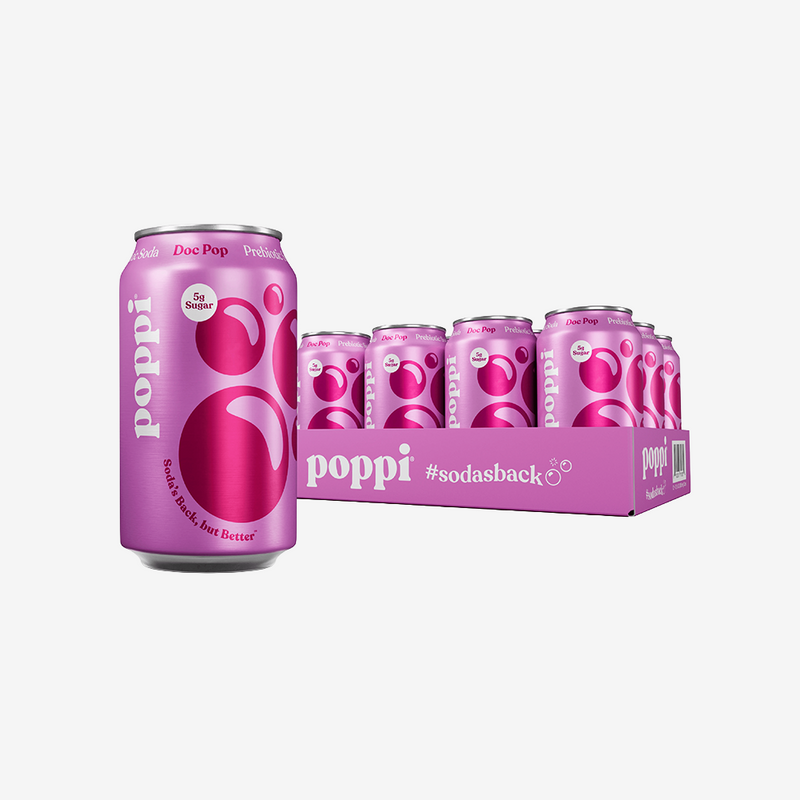 Bebida Prebiotic Doc Pop Lata Poppi 12 x 355 ml