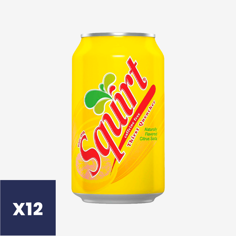 Bebida Cítricos Lata Squirt 12 un x 355 ml