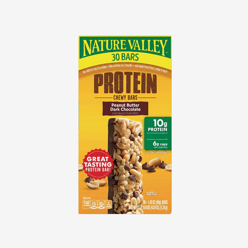 Barritas de Proteína con Mantequilla Maní y Chocolate Nature Valley 30 un x 40 g