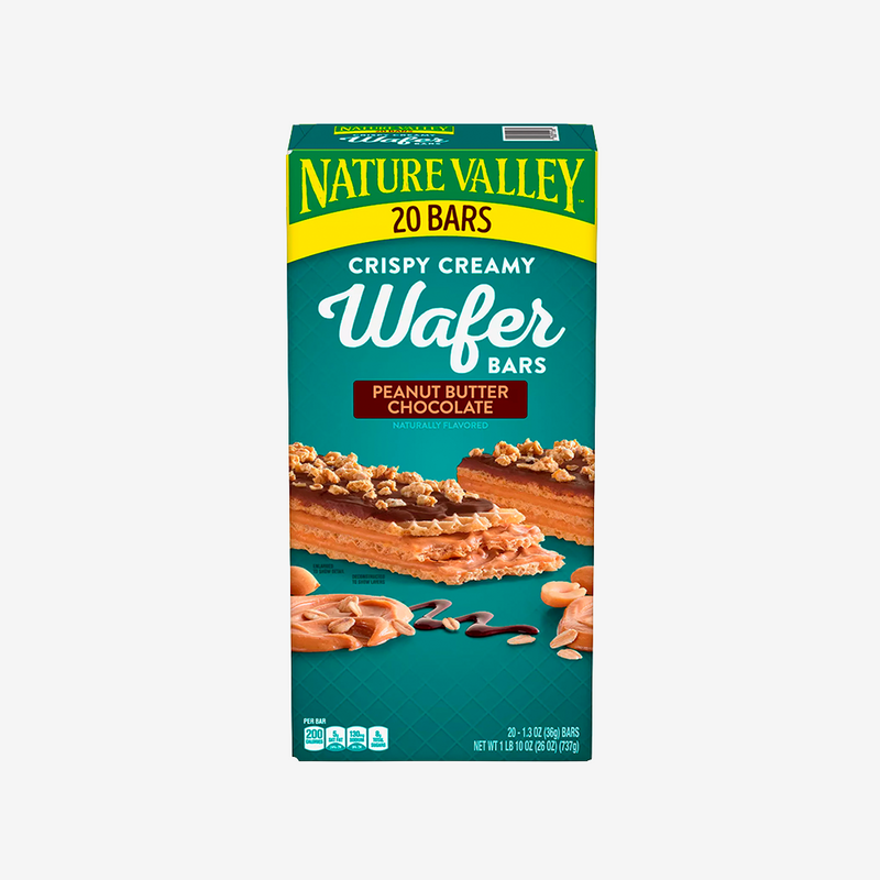 Barritas de Oblea con Mantequilla de Maní y Chocolate Nature Valley 20 un x 36 g