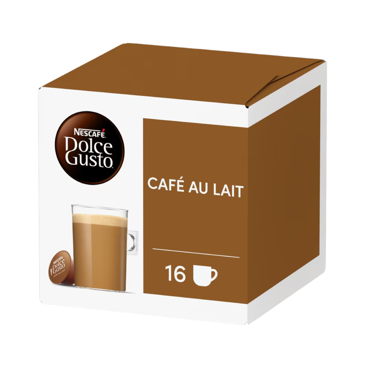 Cápsulas Dolce Gusto Cafe Au Lait Nescafé 16 un
