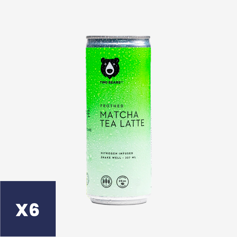 Té Frothed Matcha Latte Two Bears 6 un x 207 ml