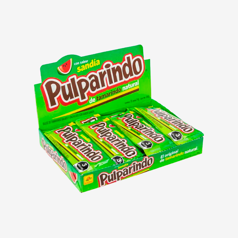 Masticables Pulparindo Sandía De la Rosa 20 un x 14 g