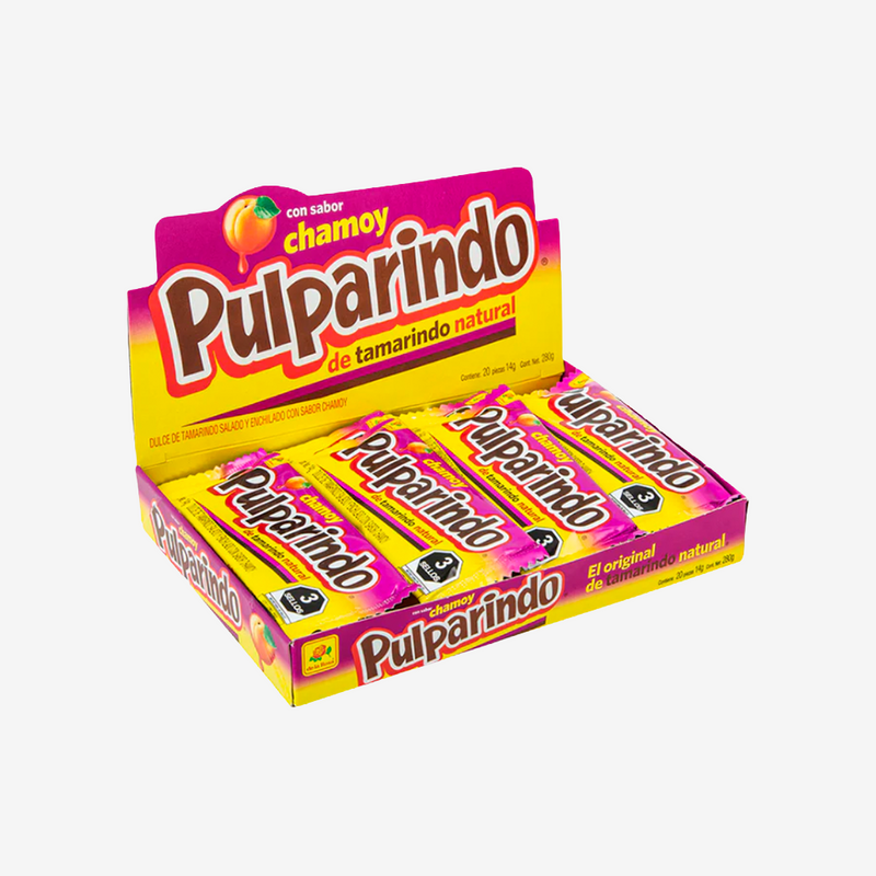 Masticables Pulparindo Chamoy De la Rosa 20 un x 14 g