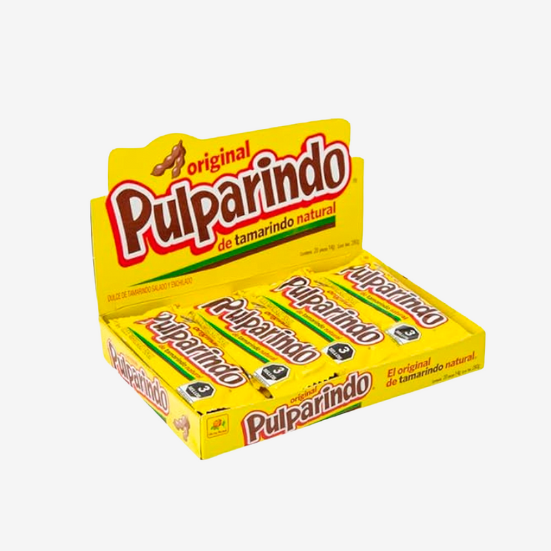Masticables Pulparindo Original de la Rosa 48 x 14 g