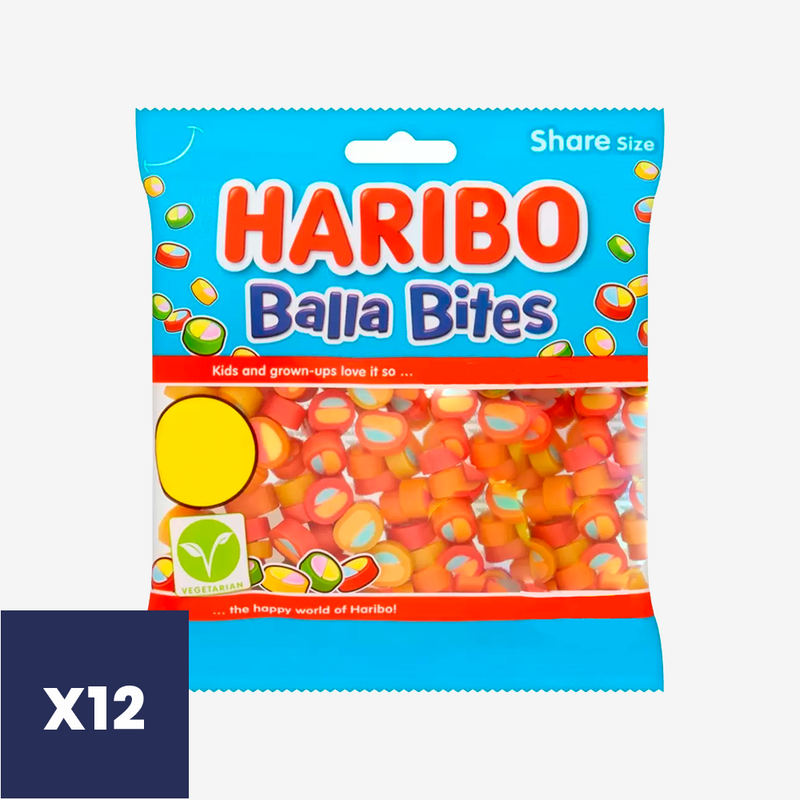 Gomitas Balla Bites Haribo 12 x 140 g
