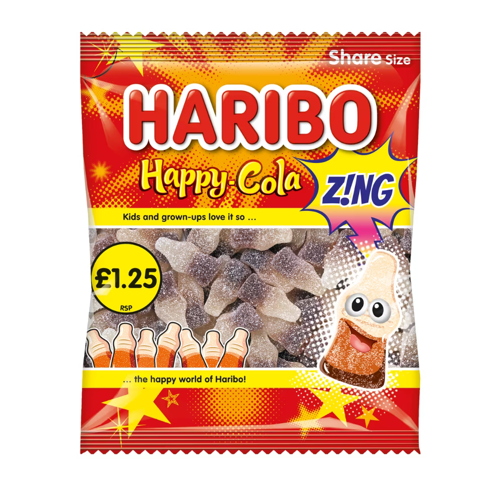 Gomitas Happy Cola Zing Haribo 140 g