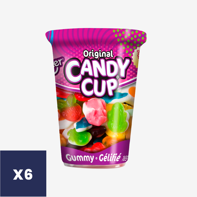 Gomitas Candy Cup Huer 6 un x 165 g