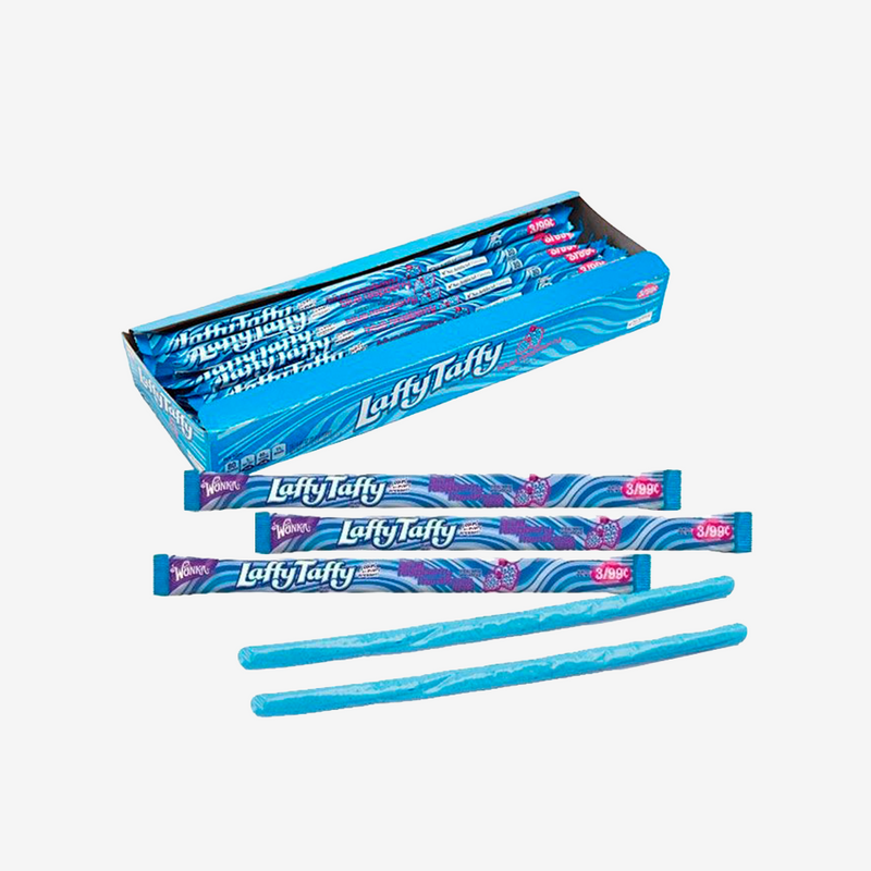 Masticables Ropes Frambuesa Azul Laffy Taffy 24 un x 23 g