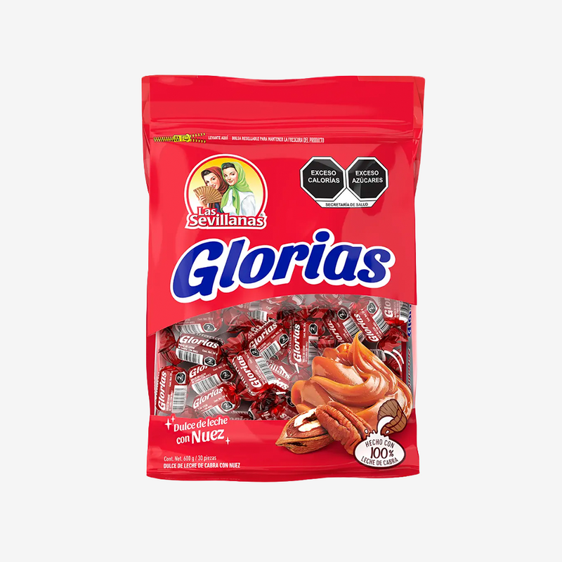 Calugas con Nuez Glorias Las Sevillanas 30 un x 20 g