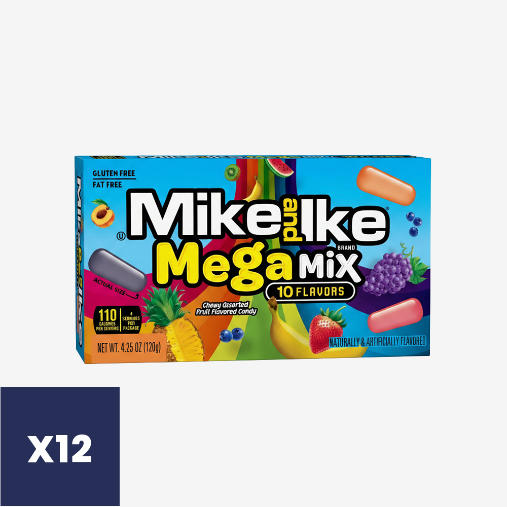 Masticables Mega Mix Theater Mike and Ike 12 x 120 g