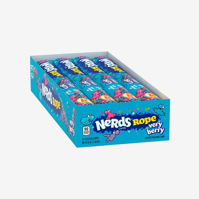 Masticables Very Berry Rope Nerds 24 un x 26 g
