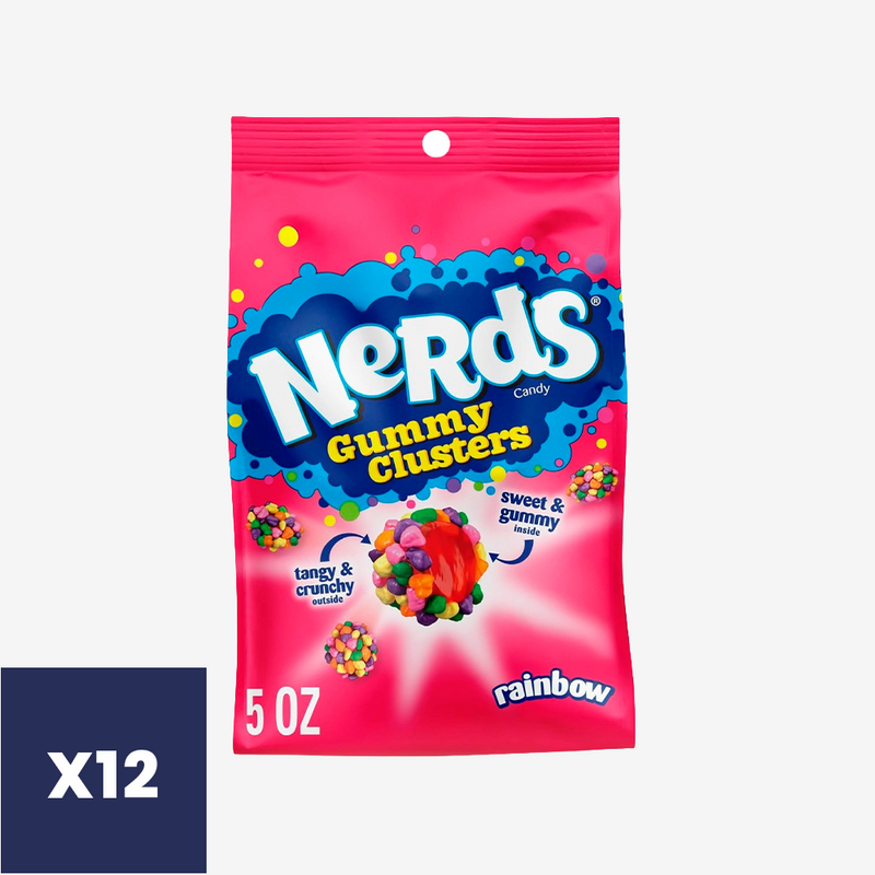 Caramelos Gummy Clusters Nerds 10 un x 142 g
