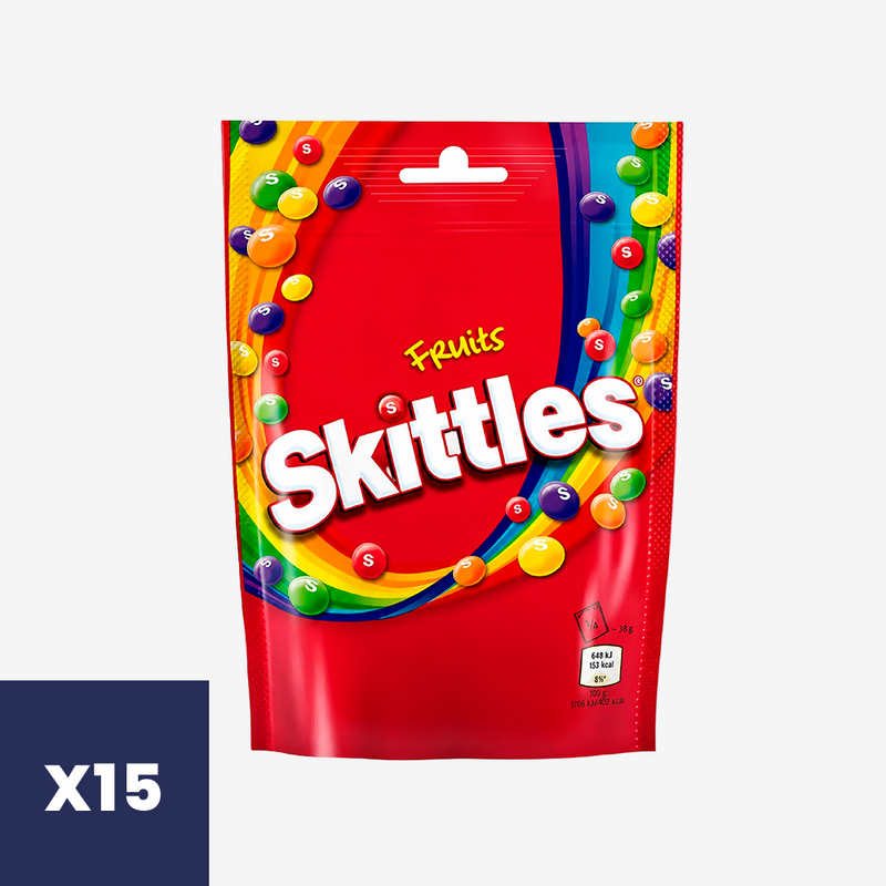 Masticables Original Pouch Skittles 15 x 136 g