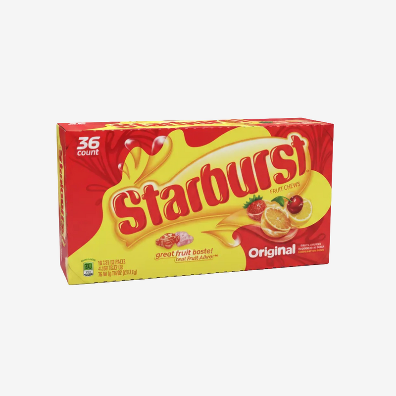 Masticables Original Starburst 36 un x 57 g